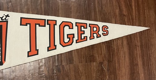 1965 Detroit Tigers Baseball Team Photo Pennant Rare Vintage Tiger Stadium - Picture 3 of 6