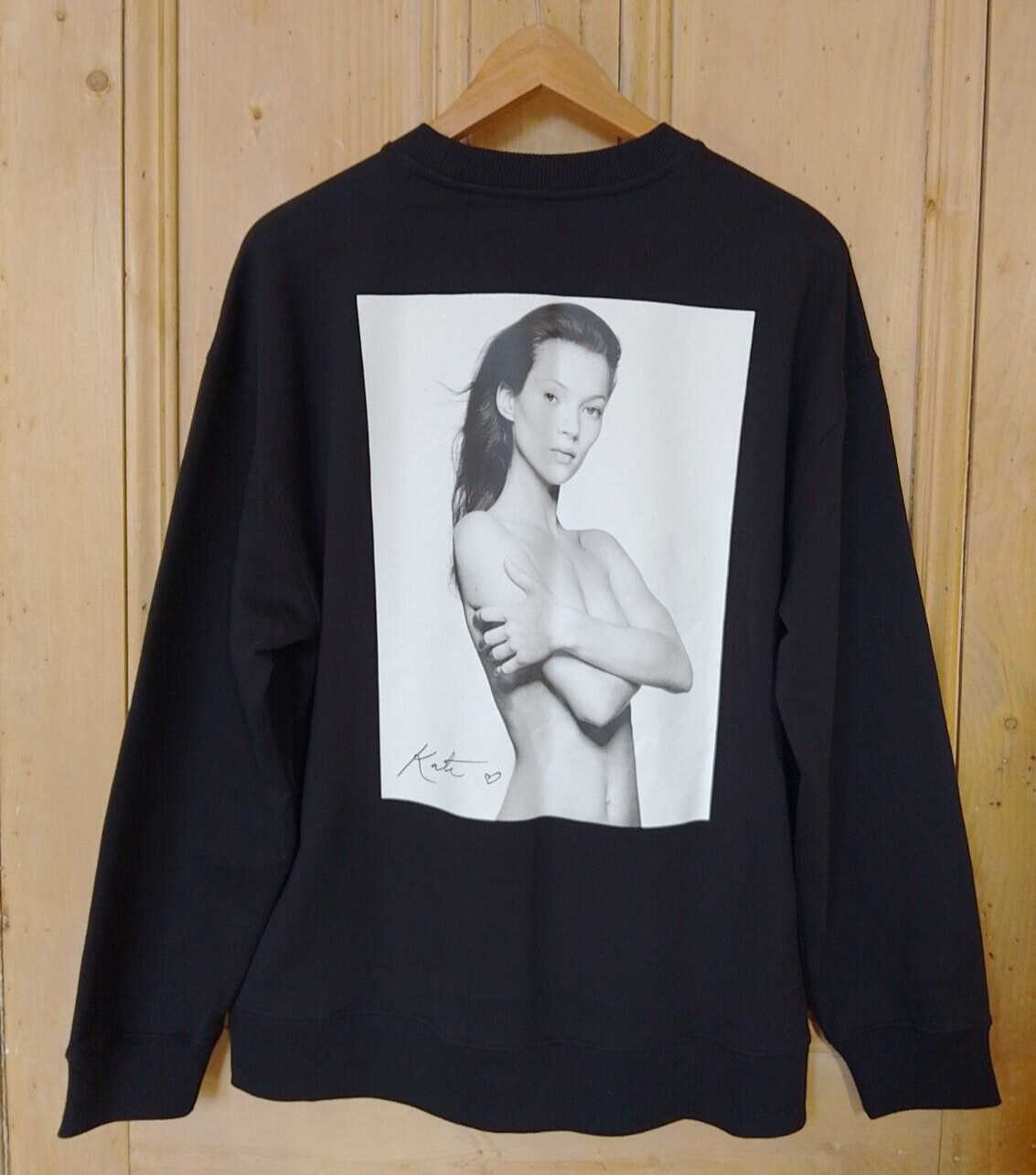 Zara Kate Moss Terry O'Neill '92 Size S* Oversized Sweater Jumper Iconic Blogger image 6