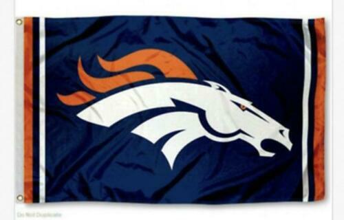 Denver Broncos 3x5 Flag Man Cave Flags 3 x 5 Banner USA Tailgating Gift Set Fan - Picture 2 of 61