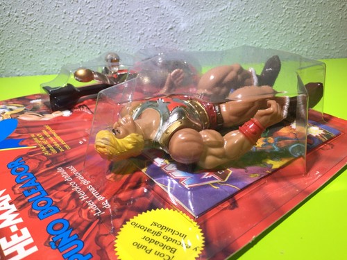 Masters of the Universe MOTU HE-MAN Flying Fists Puño Boleador Mattel 1987 - NIB - Imagen 10 de 17