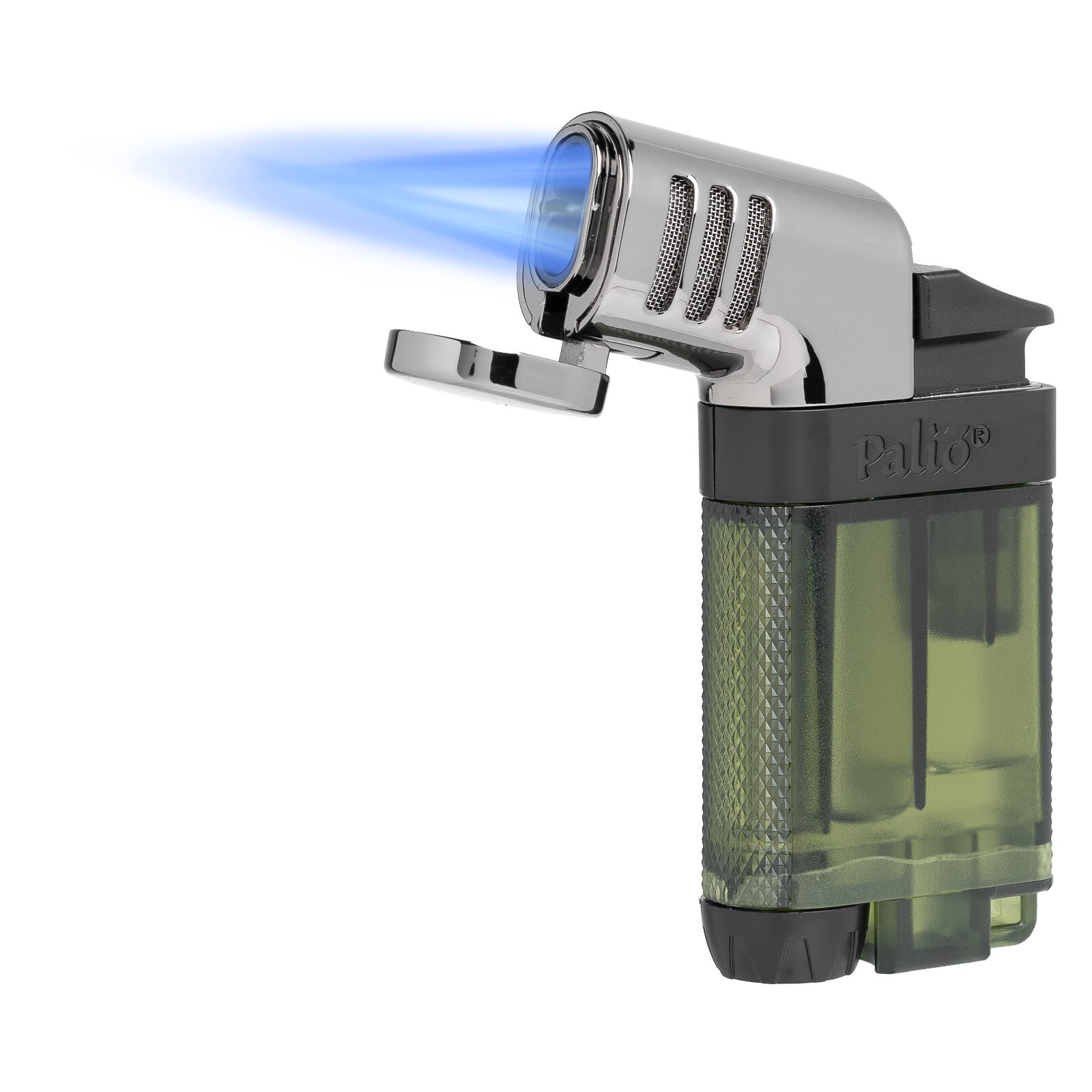Pali&oacute; Pistola Angled Double-Jet Flame Lighter, Large Refillable Tank, Adjustable