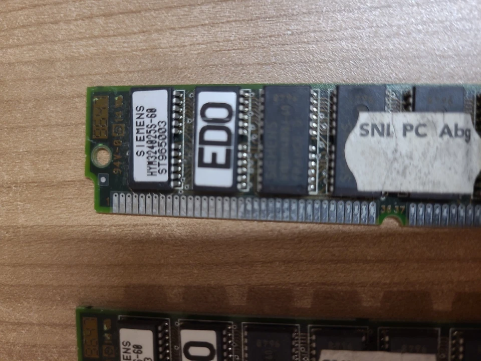2 x Siemens HYM324025S-60 ST965003 RAM Arbeitsspeicher - Bild 2 von 2