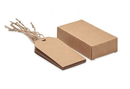 12 Karton Etiketten 9X5cm mit Kordel Geschenke Preis Namensschilder Karte Kuvert