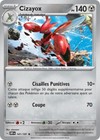 Carte Pokémon Cizayox 141/197 OBF Flammes Obsidiennes Rare FR