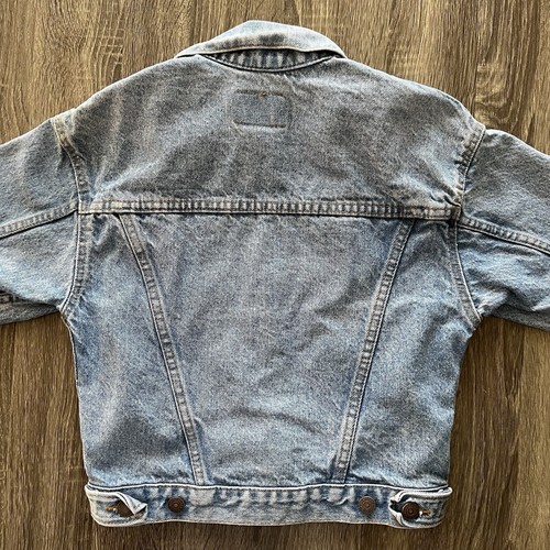 Vintage Levi’s Youth M Trucker Jean Jacket USA Made 80s/90s Boys Girls Kids - Picture 2 of 11