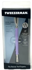 Tweezerman Dual Sided Pushy Sealed New In Packaging Purple Handle