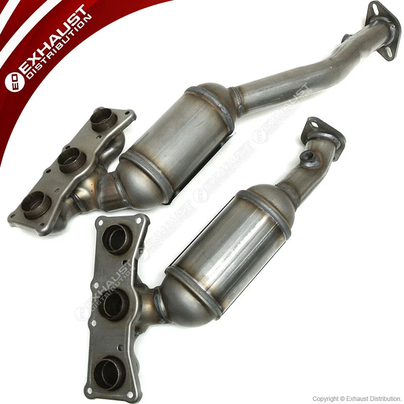 BMW 328i 3.0L Front and Rear Manifold Catalytic Converters 2007-2012 2 PIECES - Image 3 of 4