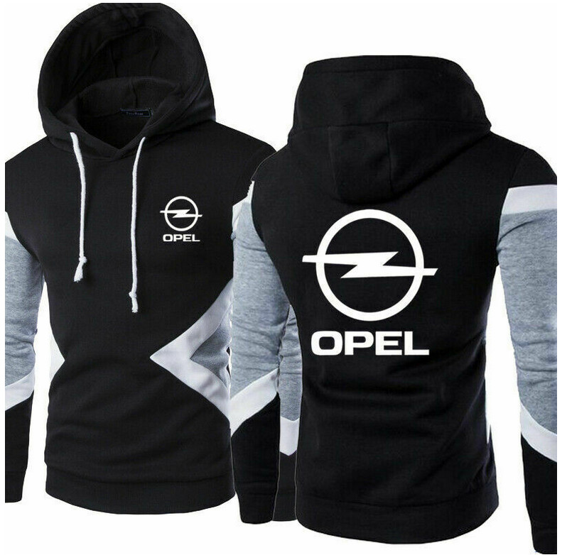 Herren Opel Farbanpassung Kapuzenpullover Hoodie Pullover Shirt Hooded Sweater