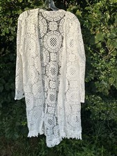 Retro Threads Anthropologie Boutique Duster Jacket Sheer Lace Nwot  Xxl❤️sj7m62