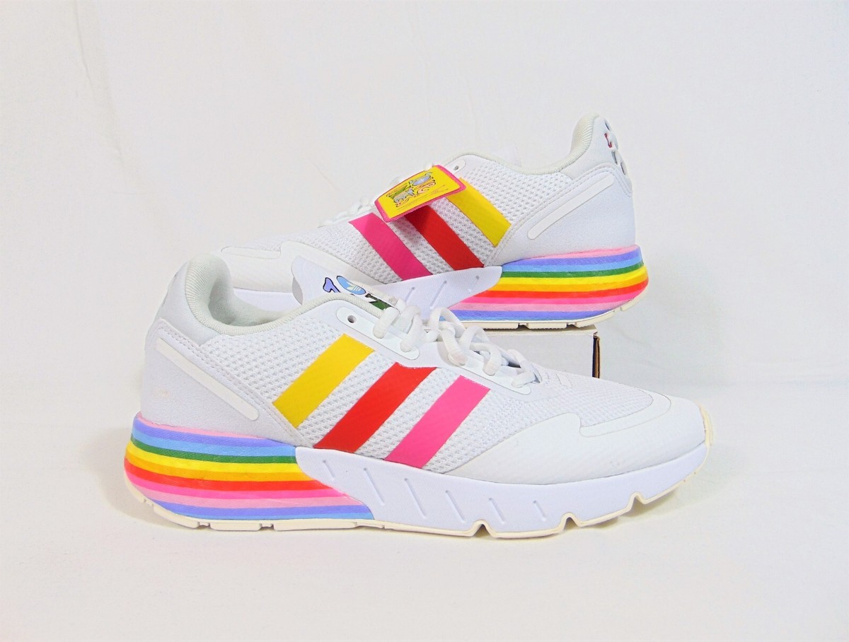 Adidas ZX 1K Boost Pride Classic Love Unites Running Shoes Sz 9 NEW GW2418  RARE