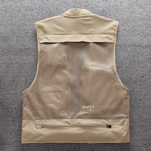 Lady Men Mesh Utility Vest Jacket Waistcoat Fishing Gilet Multi Pockets Workwear - Picture 12 of 29