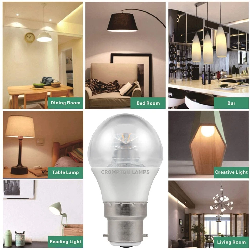 Dimmable LED Light bulbs 6.5W B22 Bayonet Warm 40W - 3 Pack - Image 3 of 3