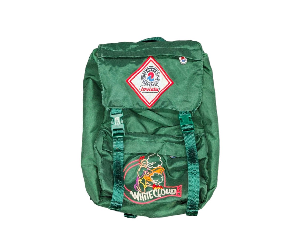 ZAINETTO white cloud INVICTA VINTAGE BACKPACK BAG ANNI 90 ZAINO
