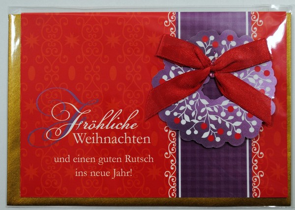 3D Weihnachtskarte - Mit Umschlag - Klappkarte - Weihnachten - GrußKarte**-image