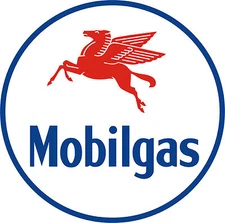 MOBIL GAS Vinyl Decal / Sticker ** 5 Sizes **  
