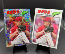 2026 Topps Heritage - Andrew Abbott - Base & Silver Sparkle Refractor #31
