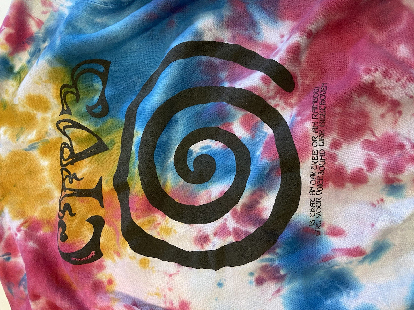 Mens CTV3 Tie Dye Jaden Smith Hoodie Sz L image 5