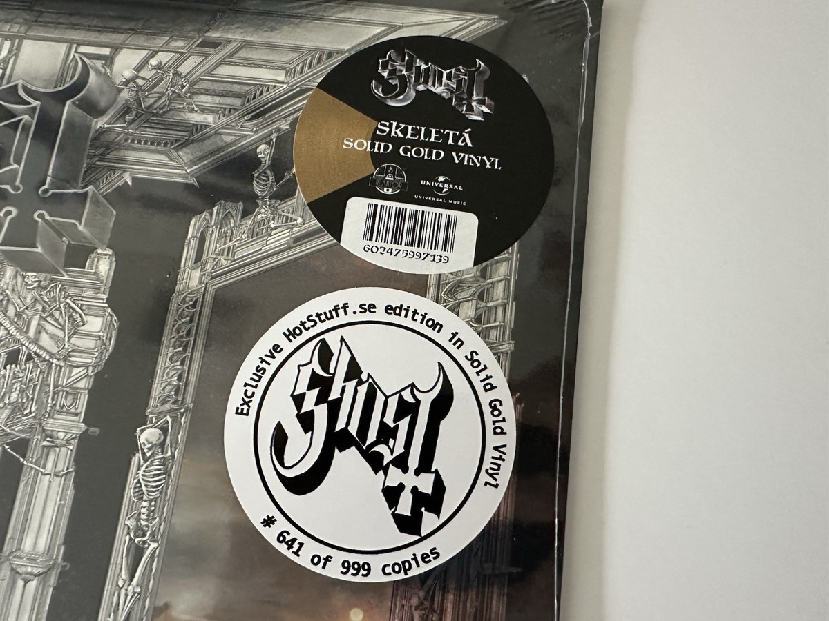 Ghost Skeleta GOLD Vinyl LP xx/999 NUMBERED Rare SOLD OUT