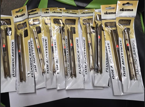 10 X Dibber Okuma OMG Ready Tied Pole Rigs Barbless Hooks Fishing RRP £39.90