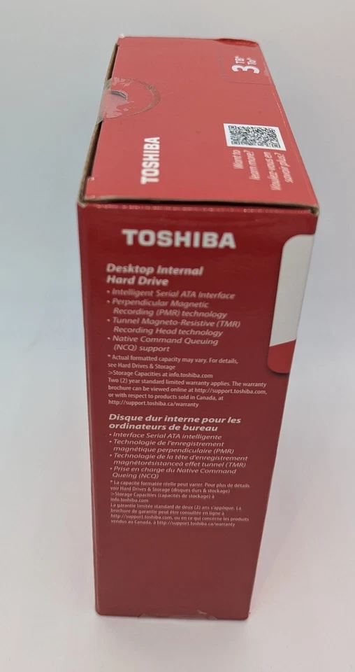 NIB Toshiba P300 3TB Desktop PC Internal 7200 RPM 3.5" (HDWD130XZSTA) Hard Drive - Image 4 of 4