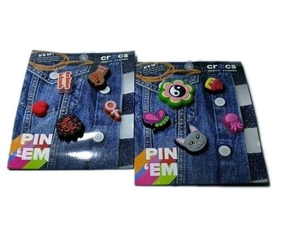 Crocs Jibbitz Charms 2 Packs Of 5 Pins EACH STAY IN STYLE With Your  Crocs