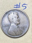 1914-S LINCOLN WHEAT CENT, low mintage date, "Fine" condition #5