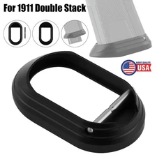 Alloy Double Stack 1911 MagWell For STI/ Infinity style Wide body Pistols -Black