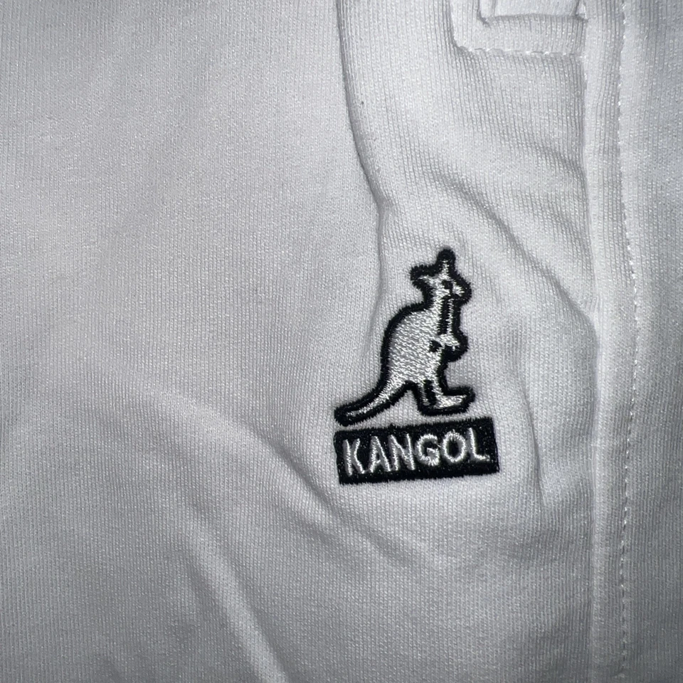 NUEVO Pantalones Cortos de Sudadera Kangol Para Hombre Talla L Nuevos Con Etiquetas Color Blanco Foto 2 de 4