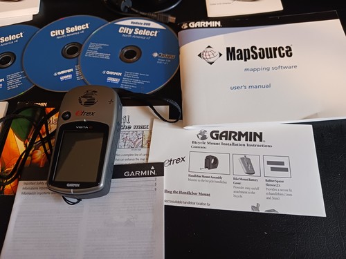 Garmin eTrex Vista C Handheld GPS Device w/ Papers CDs USB + Bike Mount Tested! - Picture 7 of 18