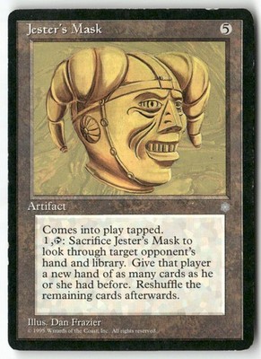 MTG Jester's Mask Ice Age LP Magic The Gathering