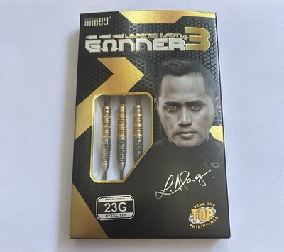 ONE80 Lourence Ilagan Gunner V3 Steel Darts   23 g