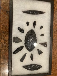 14 Authentic Obsidian Arrowheads Found in Eastern Oregon