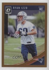 2018 Donruss Optic Rookies Bronze Prizm Ryan Izzo #124 Rookie RC