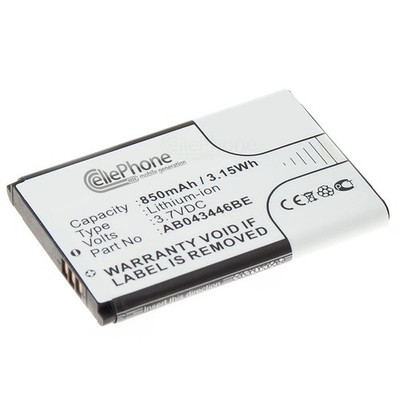 Akku Li-Ion für Samsung SGH-E250C E251 E258 E350 E360 E380 E420 E428 E500 E870