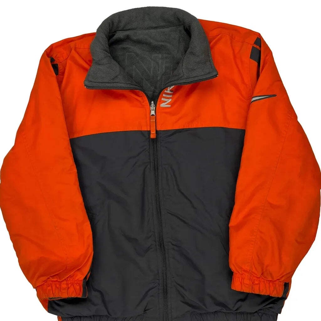 Nike Windbreaker - Medium Gray Polyester - image 4