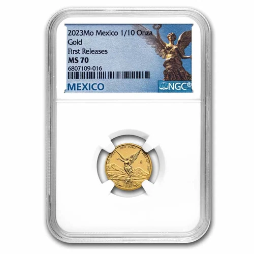 2023 Mexico 1/10 oz Gold Libertad MS-70 NGC (First Release)