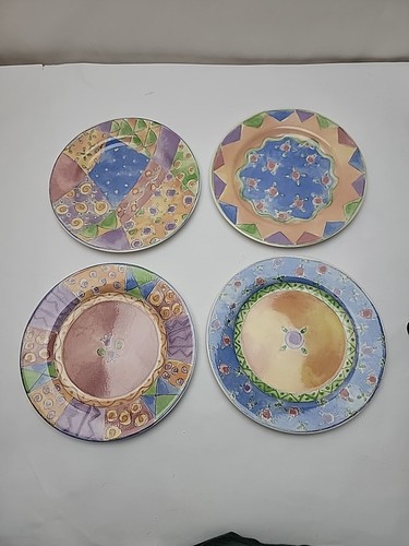 THE SWEET SHOPPE BY SANGO SALAD DESSERT PLATES SUE ZIPKIN SET OF 4 #2 - 第 1/9 張圖片