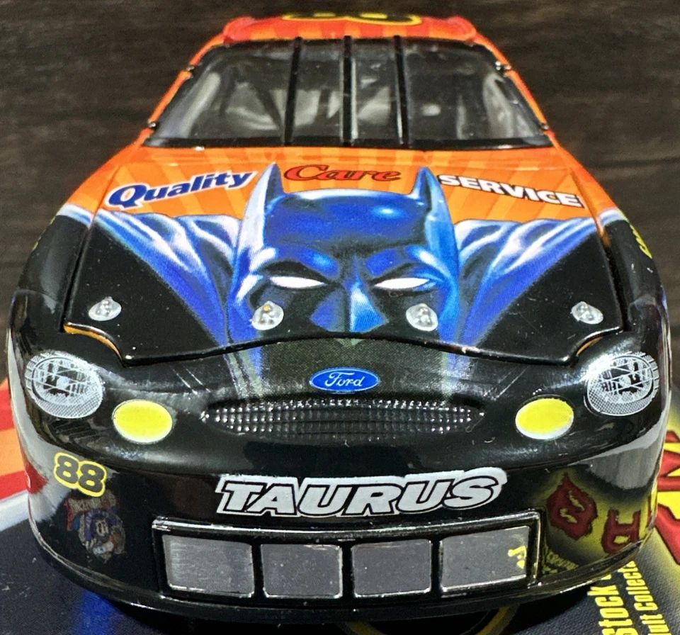 1998 Dale Jarrett #88 Quality Care Batman Ford 1/24 Action Nascar Diecast Bank - Image 3 of 4
