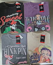 NWT: Women's Character Short Sleeve Tee's - Variety of Styles & Sizes