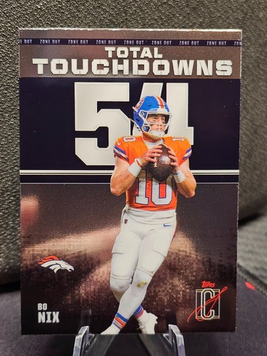 2025 Topps Signature Bo Nix Base (RAW)