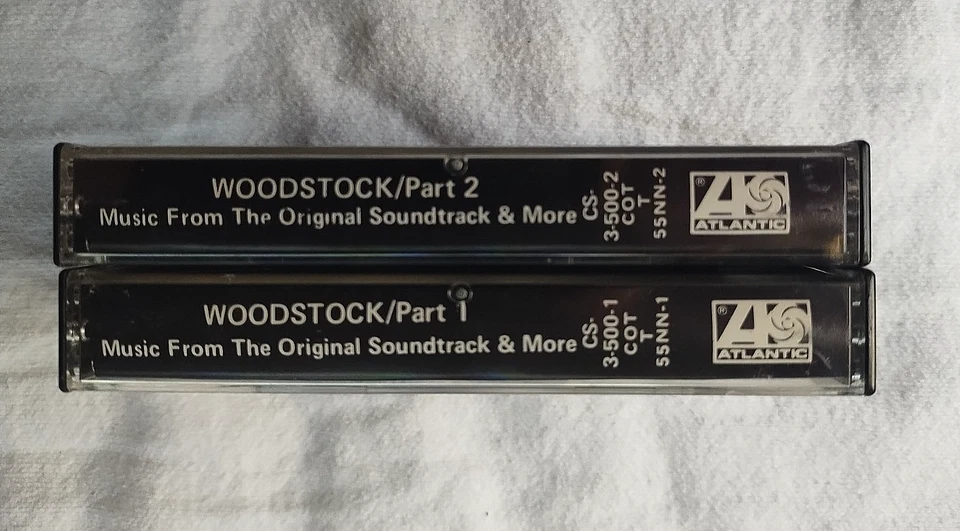 WOODSTOCK PART 1 & 2 - CASSETTE TAPES - MUSIC FROM THE ORIGINAL SOUNDTRACK  - Image 2 of 4