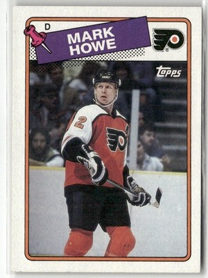1988-89 TOPPS #6 MARK HOWE PHILADELPHIA FLYERS