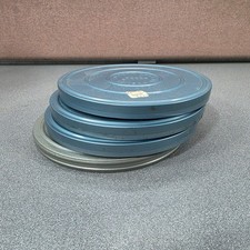 Eastern Hills Camera Co Vintage 8mm Film Reels 4pc Set Blue Silver 1959-1964
