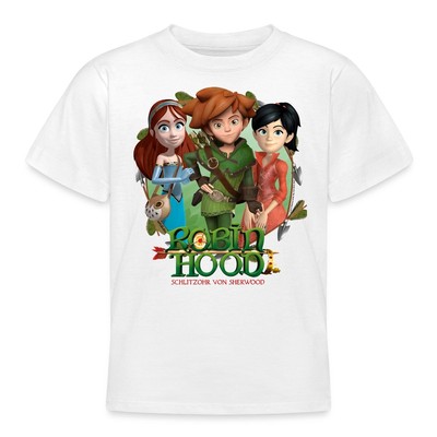 Robin Hood Gruppenbild Mit Marian Und Scarlett Teenager T-Shirt