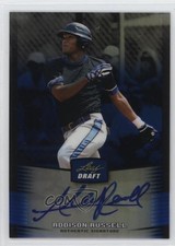 2012 Leaf Metal Draft Blue 17/25 Addison Russell #BA-AR1 Auto 0t3