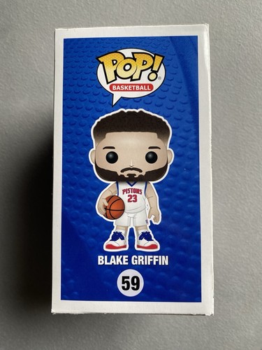 DETROIT PISTONS- BLAKE GRIFFIN AUTOGRAPH FUNKO POP 59 JSA CD05266 - Picture 5 of 6
