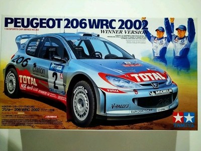 PEUGEOT 206 WRC version 2002 タミヤ 1/24 Tamiya 1/24 Peugeot 206 WRC 2002 Rally Winner Plastic Model Kit | eBay