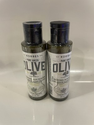 Korres Olive Oil Shower Gel 40 ml/1.3 fl oz x 2