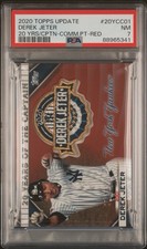 2020 Topps Update Series 20 Years Of The Captain Derek Jeter #20YCC-01 Red /10