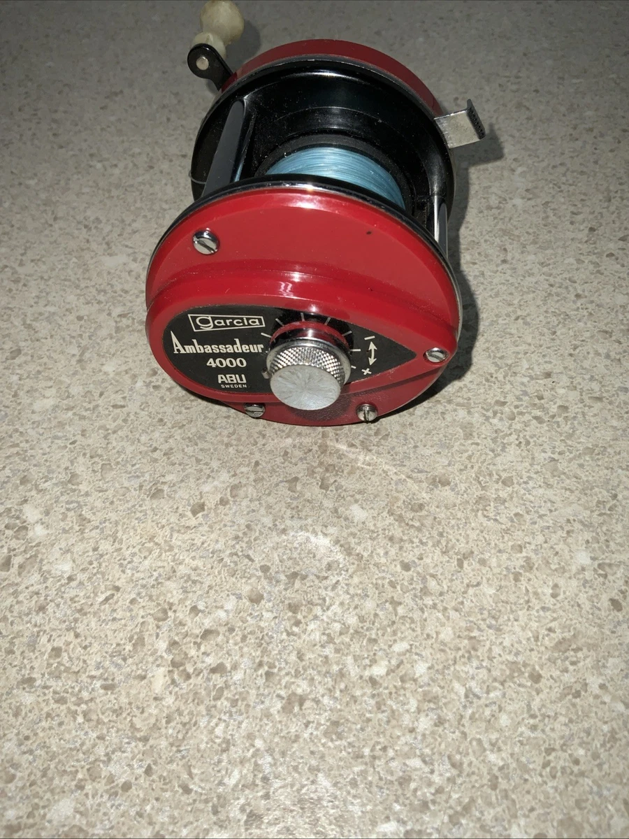 Moulinet De Pêche Vintage Abu Garcia Ambassador 521 Plus - Fabriqué En Suède - Pour Eau Douce